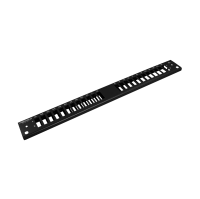 Frontplaat patchpaneel, 1HE, 24x SC duplex, 19 inch, zwart, Fibrain