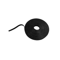 Klittenband BTB, Velcro, 12.7mm, rol 22.9m, zwart