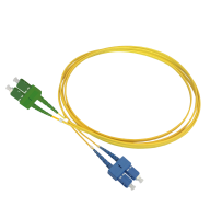 Patchkabel duplex SM, SC/APC-SC/PC, 1.8mm, 2m