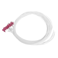 Pigtail set 12st, OM4, LC/PC, wit, 2m
