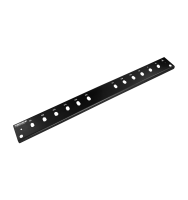 Frontplaat patchpaneel, 1HE, 12x ST, 19 inch, zwart, Fibrain
