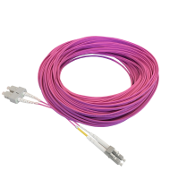 Patchkabel duplex OM4, LC/PC-SC/PC, 1.8mm, 100m