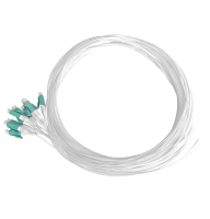 Pigtail set 12st, OM3, LC/PC, wit, 2m