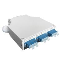 DIN Rail, 6-voudig, SM, SC/PC, duplex, compleet