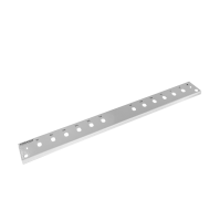 Frontplaat patchpaneel, 1HE, 12x ST, 19 inch, grijs, Fibrain