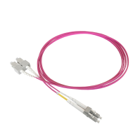 Patchkabel duplex OM4, LC/PC-SC/PC, 1.8mm, 5m