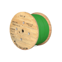 DAC-kabel indoor/outdoor, D-DAC, LSZH, CPR Dca, 2-voudig, SM, G.657A1, 250um, 6.1mm, groen (Delta Fiber NL)