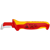 Kabelmes, met glijschoen, 180mm, VDE, Knipex