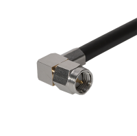 Connector, haaks, 50 Ohm, SMA/male, Huber+Suhner (16 SMA-50-4-77/133NE)