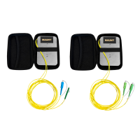 Voor-/naspanhaspel set, gekalibreerd, 1x 1000m, SC/PC-LC/APC & 1x 1000m, SC/APC-SC/APC, SM, 2.0mm, 5m