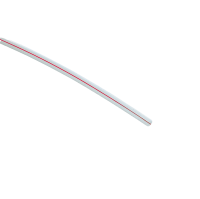 HDPE geleide buis, 10/8mm, transparant met rode streep