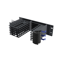 LISA chassis, 3HE, zwart