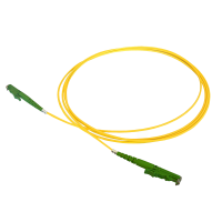 Patchkabel simplex SM, E2000/APC-E2000/APC, 2.0mm, 1m, Huber+Suhner