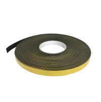 Foamtape, 15x1mm, rol 30m, zwart