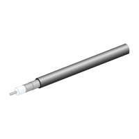 Coax kabel, 50 Ohm, Radox RF 400, zwart Huber+Suhner