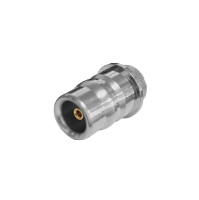 Connector, recht bulkhead receptacle, 50 Ohm, QN/female, Huber+Suhner (22 QN-50-0-1/133NY)