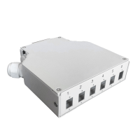 DIN Rail, 6-voudig, t.b.v. simplex adapters