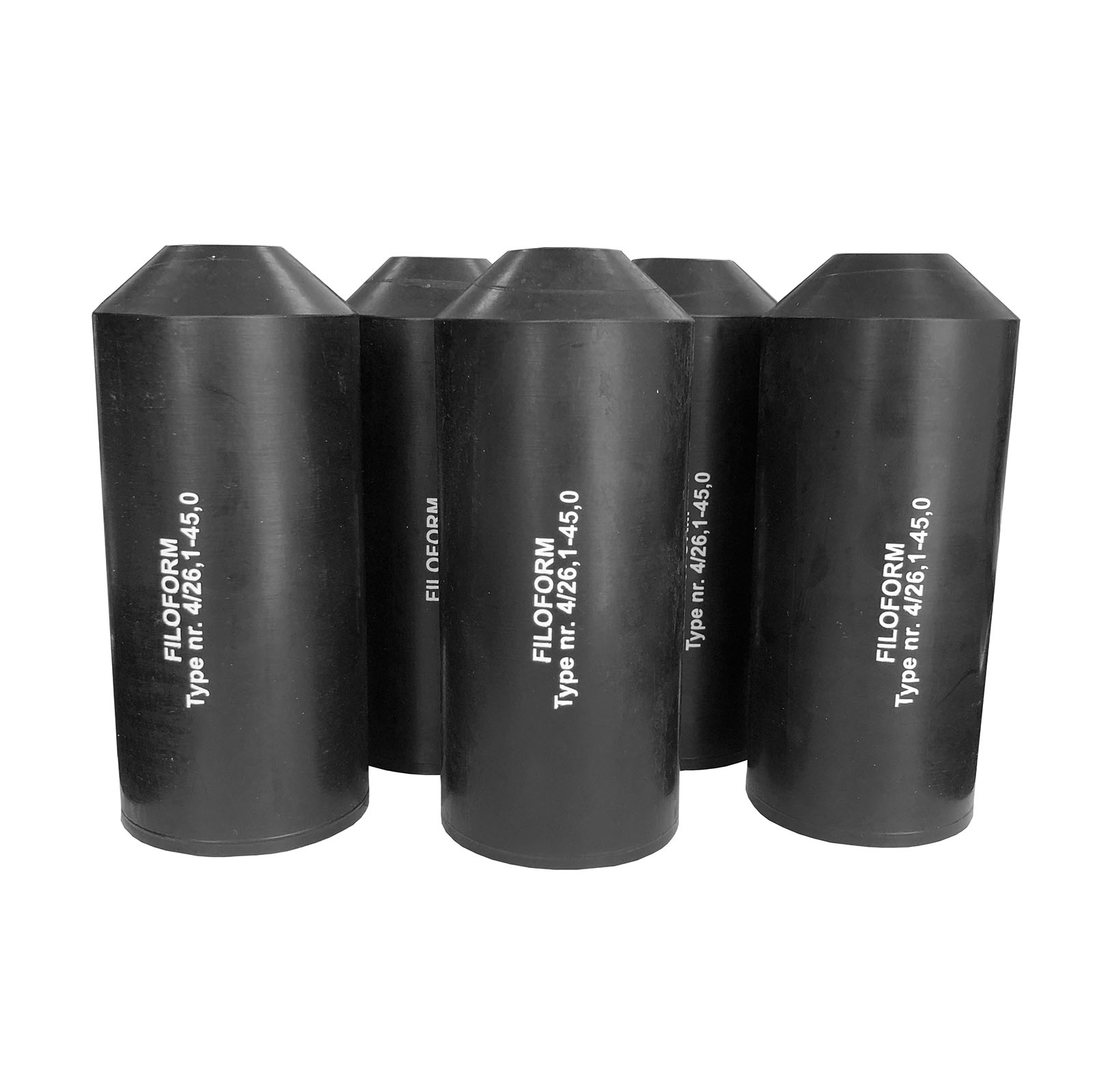 Krimpdop, type 4, 26.1-45mm, zak 5st, Filoform
