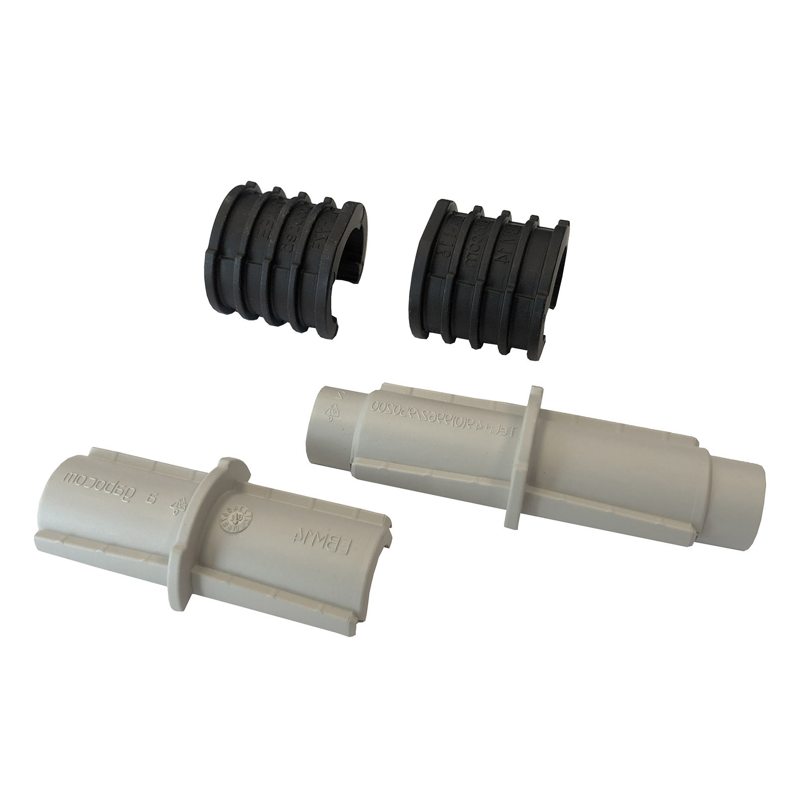 Koppeling, deelbaar, gasblock, 14/10mm