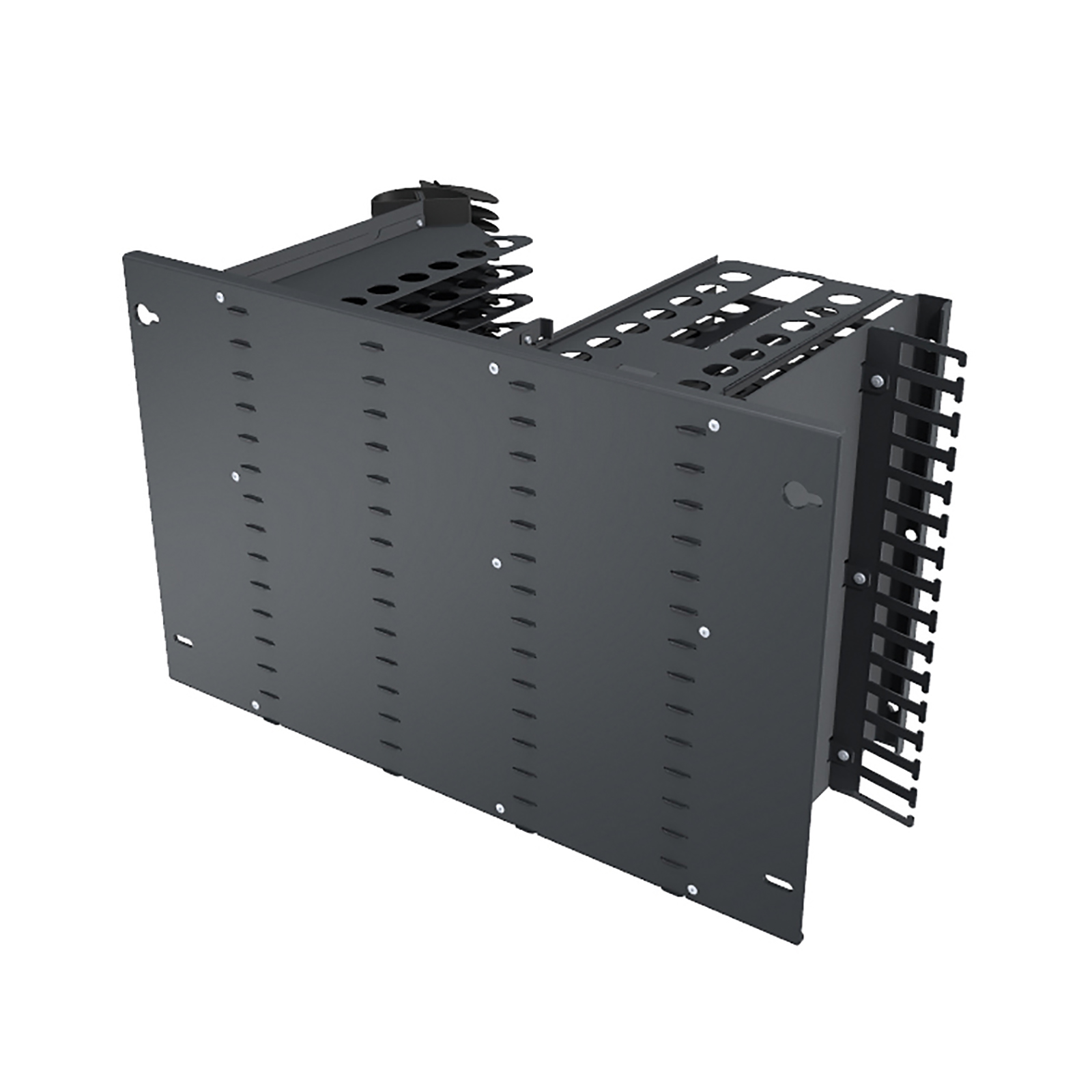 LISA chassis, 7HE, zwart