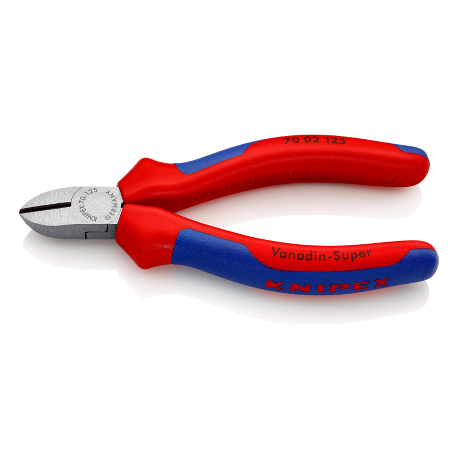 Zijsnijtang, kracht, 125mm, Knipex