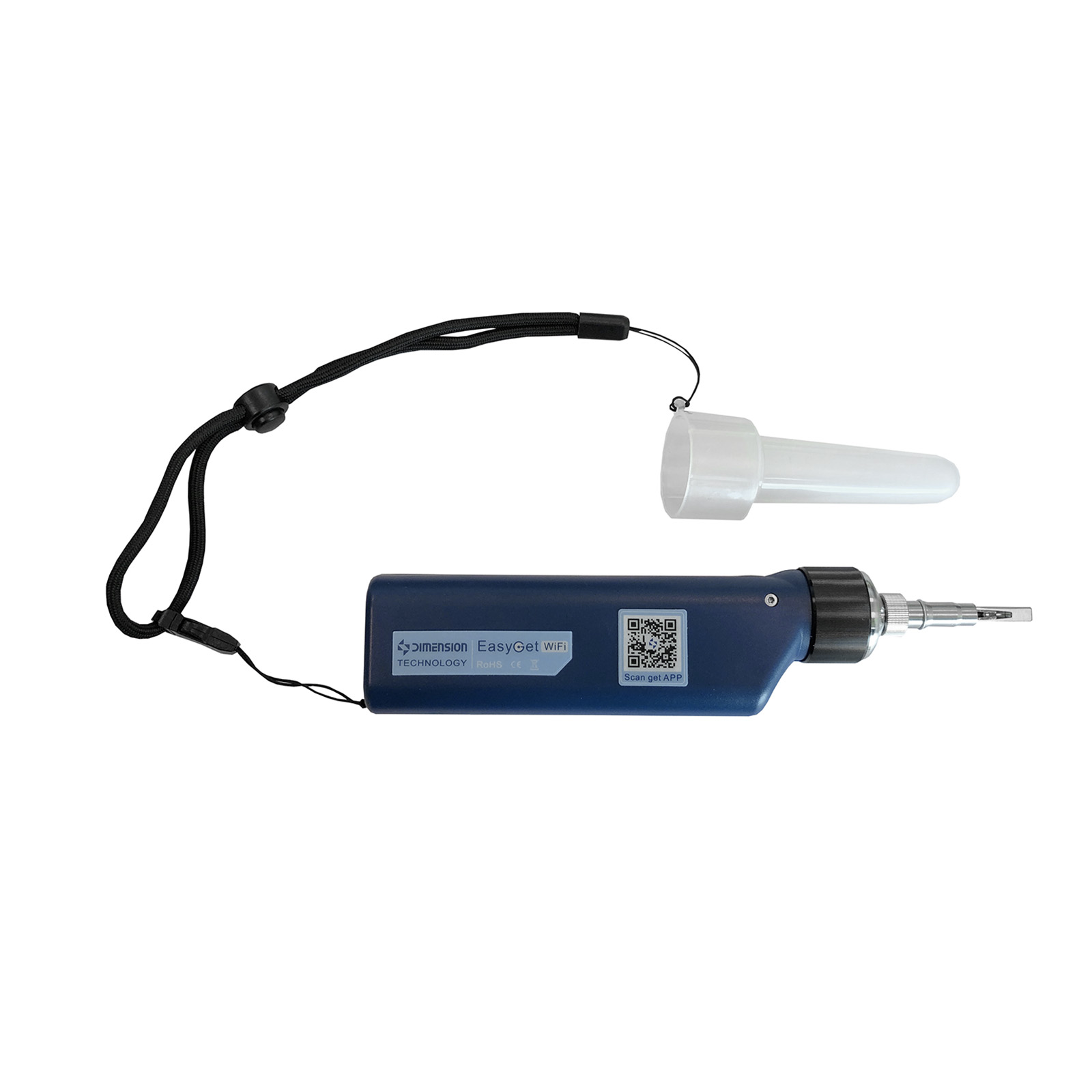 Glasvezel inspectie scope, wifi, kit, Dimension Technology