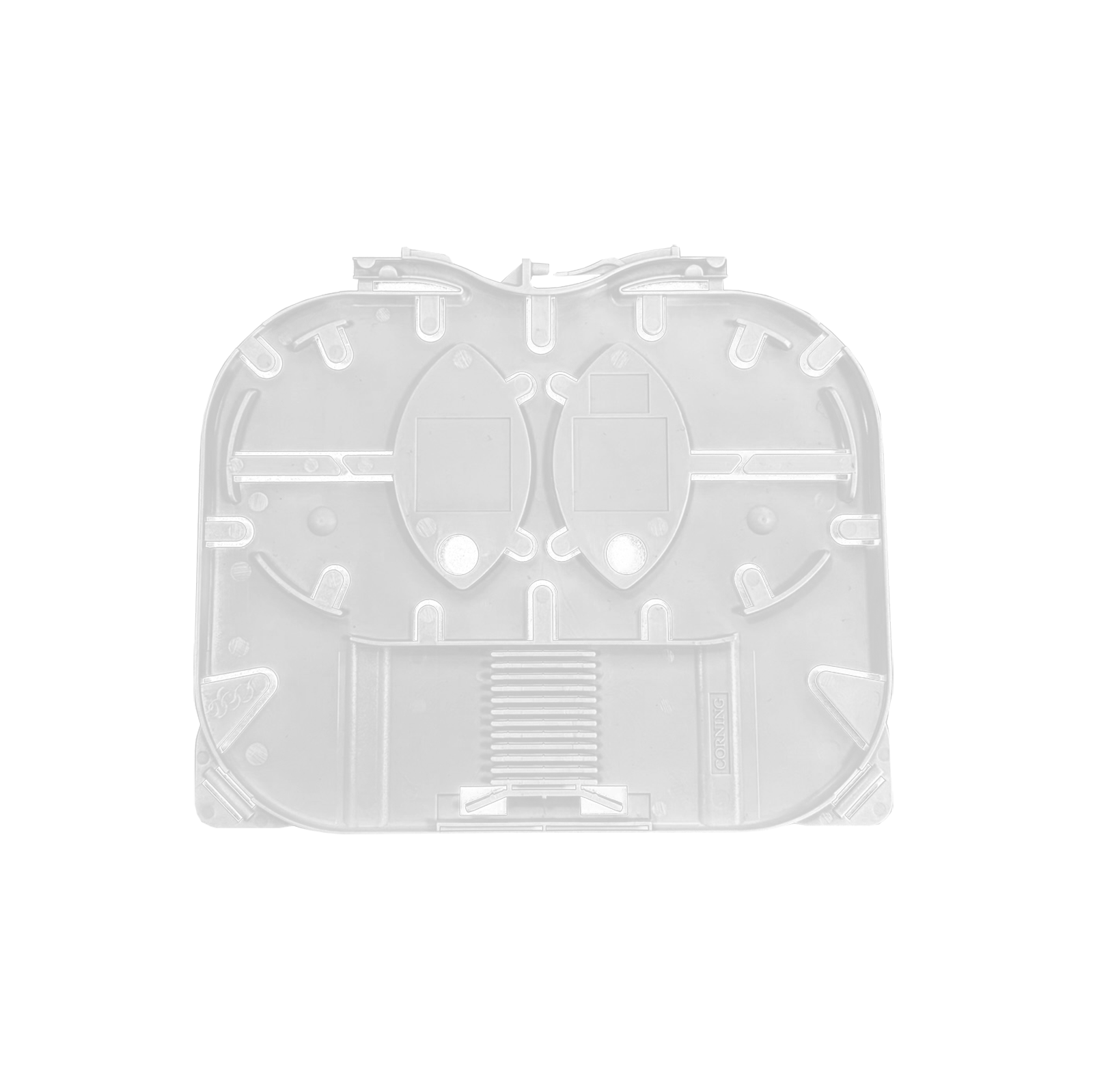 Lascassette, BPEO K7, 12-voudig, 4x4mm, incl. PLC-splitter, Corning