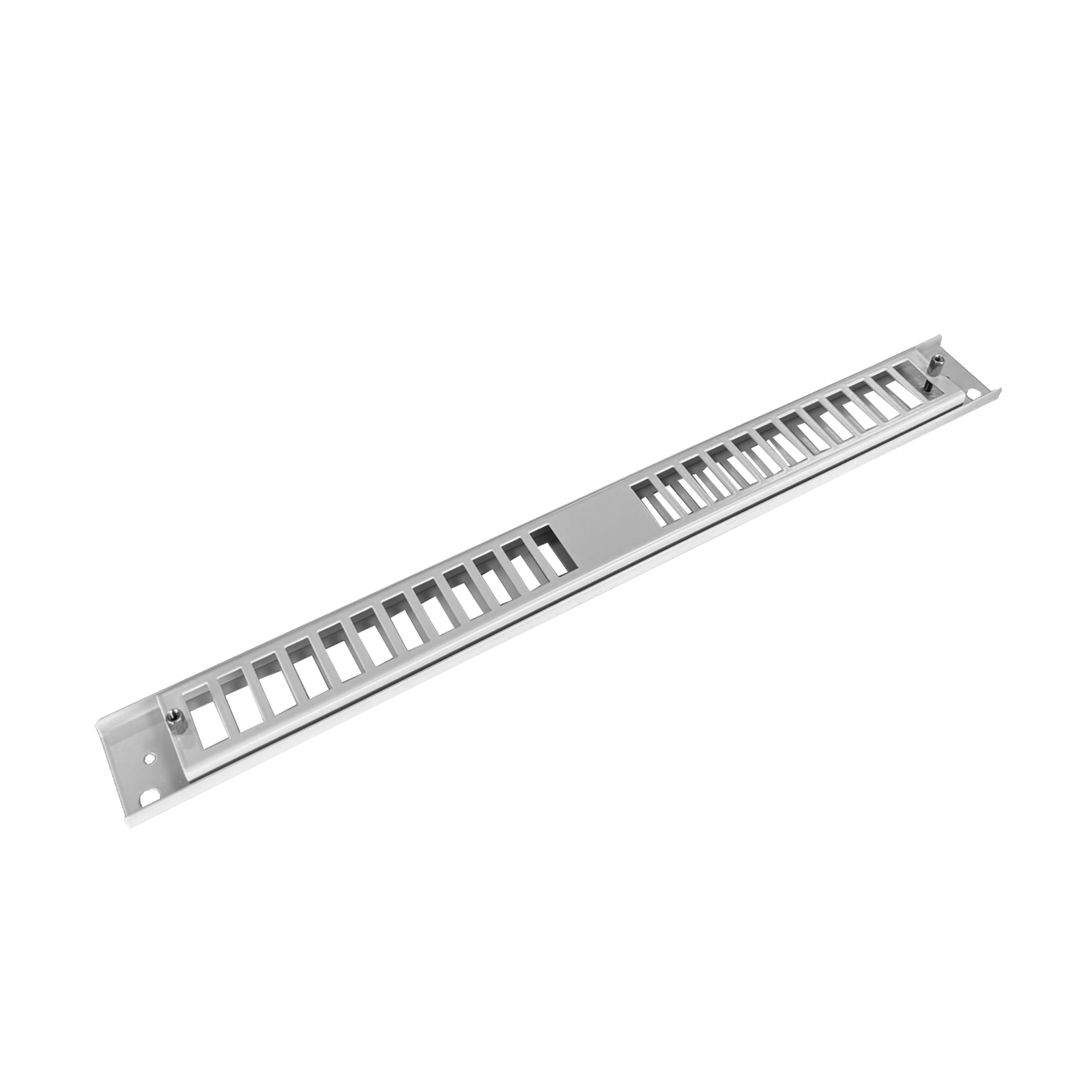 Frontplaat patchpaneel, 1HE, 24x SC duplex, 19 inch, grijs, Fibrain
