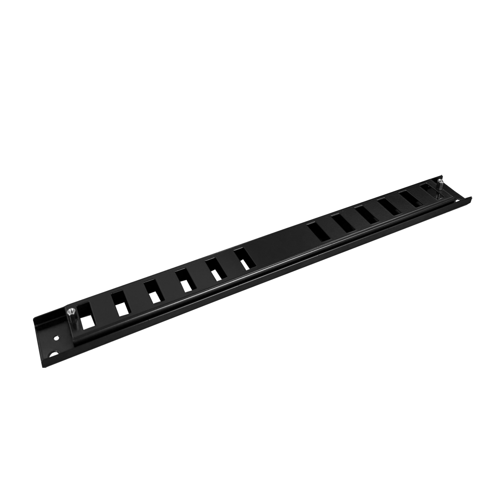 Frontplaat patchpaneel, 1HE, 12x SC duplex, 19 inch, zwart, Fibrain