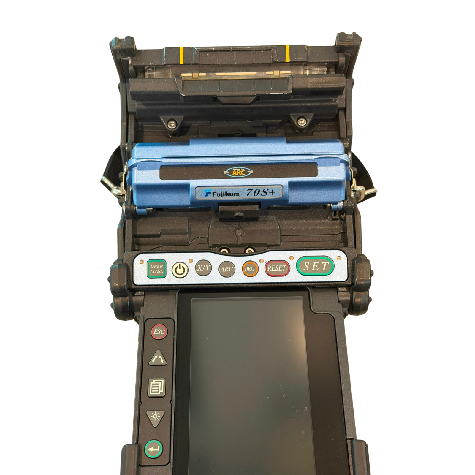Tweedehands lasapparaat, 70S+, 77940 lassen, bouwjaar 2019, inclusief CT-50 cleaver, Fujikura